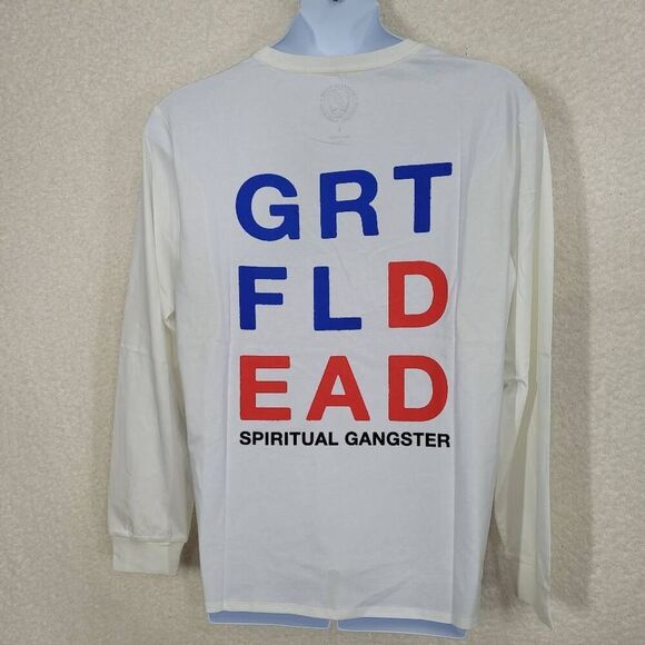 Spiritual Gangster x Grateful Dead Skull Long Sleeve Tee Large - Picture 3 of 9